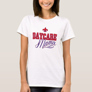 T-shirt Maman Red et bleu de garde