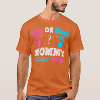 T-shirt Maman Rose Ou Bleue Aimer Vous Parents Baby Party 
