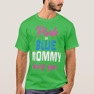 T-shirt Maman Rose Ou Bleue Vous Aime Future Maman Genre R
