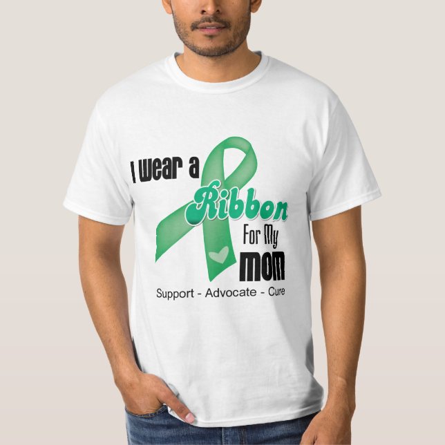 T-shirt Maman - ruban de Cancer de foie (Devant)