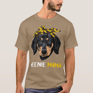 T-shirt Maman saucisse féminine Doie maman chien amateurs 
