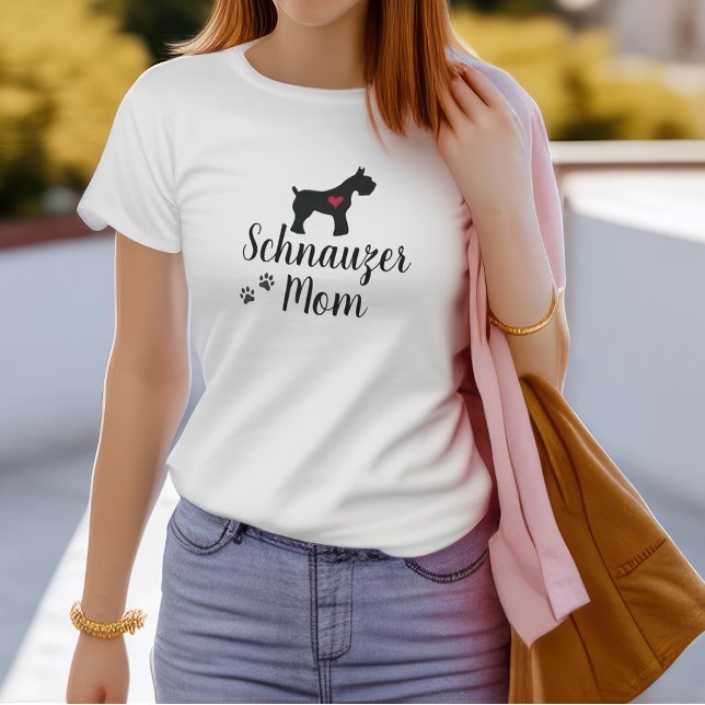 T-shirt Maman Schnauzer (Créateur téléchargé)
