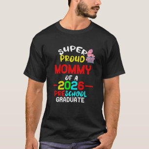 T-shirt MAMAN super fière diplômée de la maternelle pré-K 