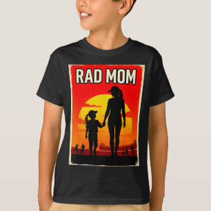 T-shirt Maman super maman et fille maman de footballeuse f
