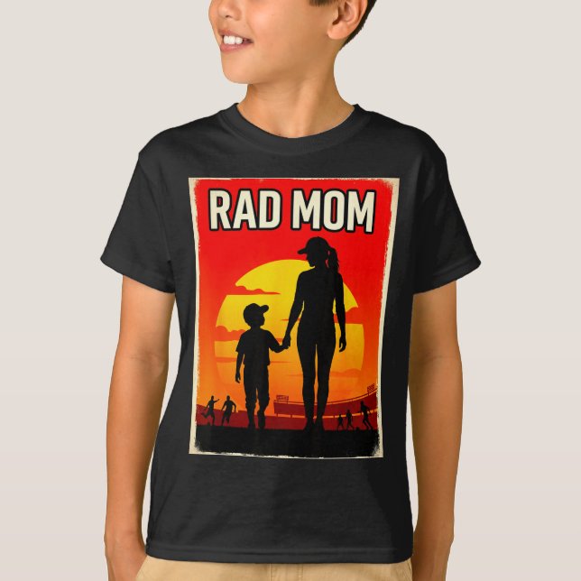 T-shirt Maman super maman et fils maman de footballeur cou (Devant)