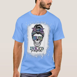 T-shirt Maman Tatouée Bun Messy Bun Maman Vie de Léopard