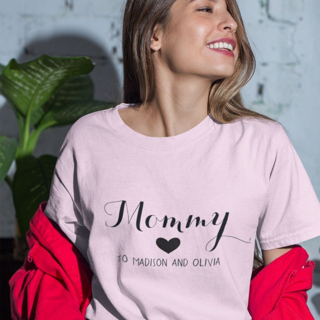 T-shirt Maman tendance Maman, Enfants Noms de la fête des  (Créateur téléchargé)