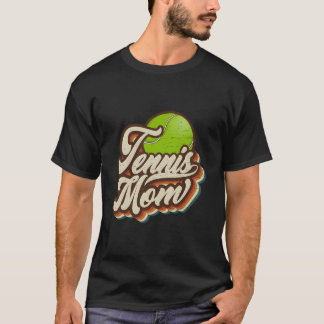 T-shirt Maman Tennis Maman Sportive Fête des Mères