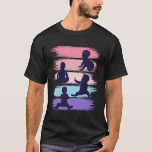 T-shirt Maman-To-Be Attenante Moms 2024 Annoncent Quadrupl