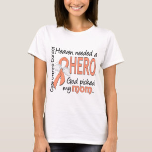 T-shirt Maman utérine de Cancer de héros nécessaire de