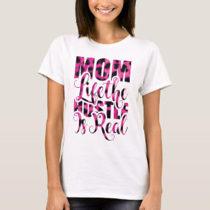 T-shirt Maman Vie L'agitation est réelle - Fête des Mères