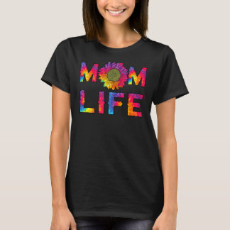 T-shirt Maman Vie Tie Tie Dye Hippie Maman Mères D
