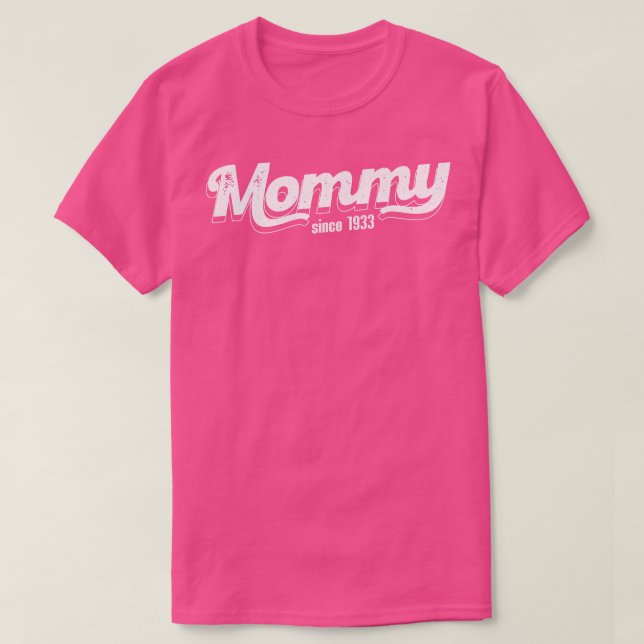 T-shirt Maman vintage depuis 1933 (Design devant)