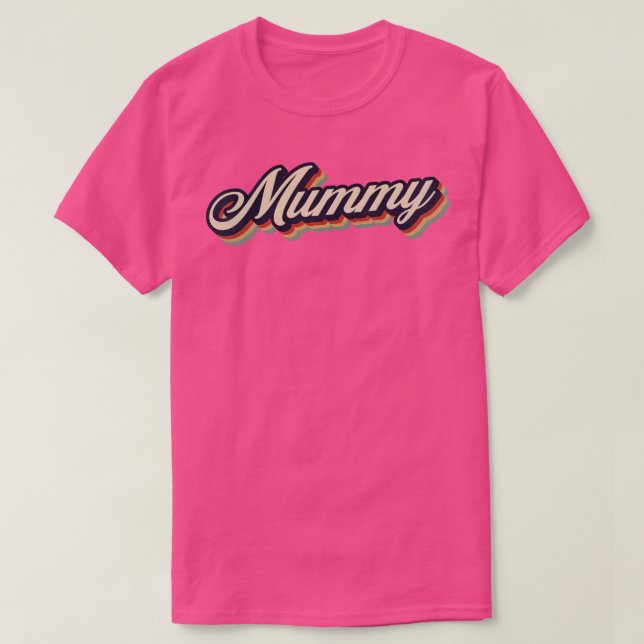 T-shirt Maman Vintage rétro (Design devant)