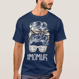 T-shirt MamanVie MèresJour Chien Chien Chien Puppy Animate