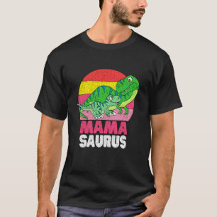 T-shirt MamaSaurus Dinosaur Mama T Rex Maman Bébé Famille