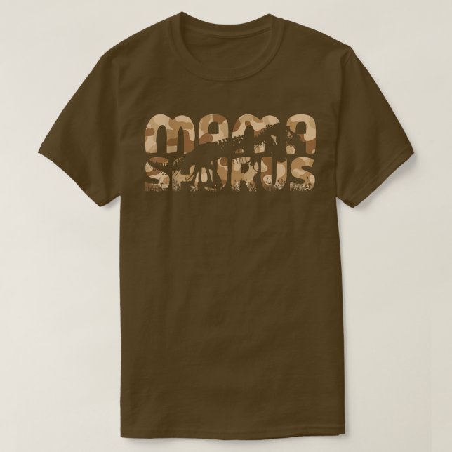 T-shirt Mamasaurus Dinosaure Squelette Caméra Mama Saurus  (Design devant)