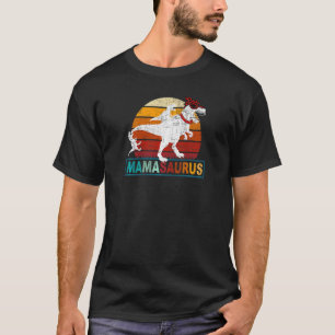T-shirt Mamasaurus Fête des Mères Mama Rex Dinosaur Retro