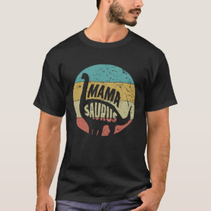 T-shirt Mamasaurus Pour Femmes TRex Vintage Retro Dino Mam