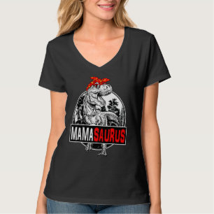 T-shirt Mamasaurus Rex Dinosaur Mama Saurus Family Matchin