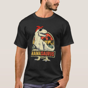 T-shirt Mamasaurus Rex Dinosaur Mama Saurus Family Matchin
