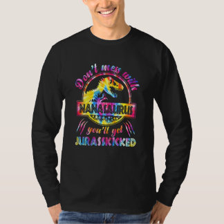 T-shirt Mamasaurus Rex Dinosaures Nanasaurus Famille