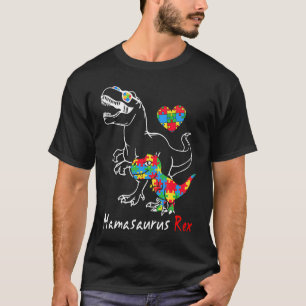 T-shirt Mamasaurus Rex Sensibilisation à l'autisme Enfants