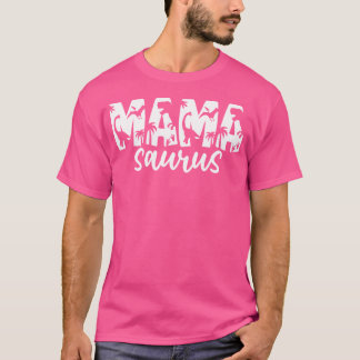 T-shirt Mamasaurus T Rex Dinosaur Mama Saurus Family Match