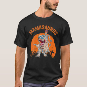 T-shirt Mamasaurus T Rex Dinosaur Mama Saurus Funny Sunset
