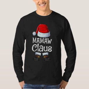 T-shirt Mamaw Claus Family Correspondance Mamaw Claus Paja