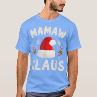 T-shirt Mamaw Claus Noël Pyjama Famille Correspondant Noël