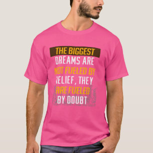 T-shirt Mamba Motivational Mentality Dreams n'est pas alim