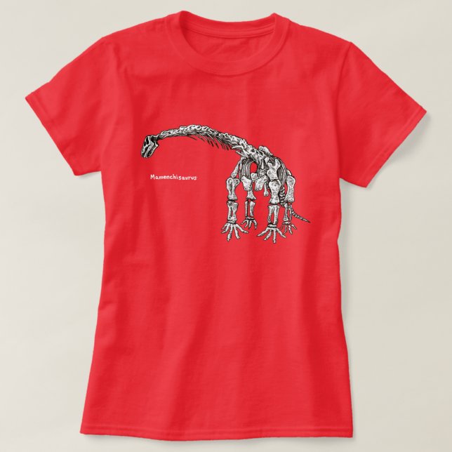 T-shirt Mamenchisaurus (Design devant)