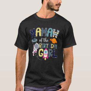 T-shirt Mamie de la fille qui fête son anniversaire Astron