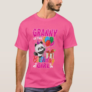 T-shirt Mamie De L'Ours De Panda Anniversaire Amoureux des