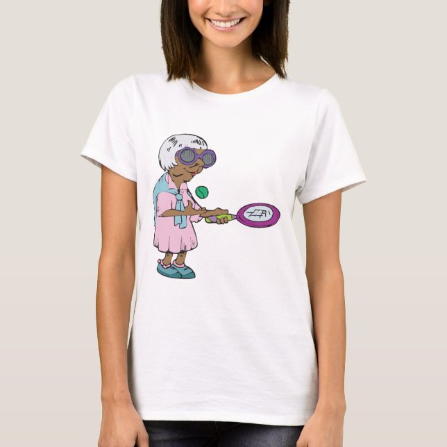 T-shirt Mamie de tennis (Devant)