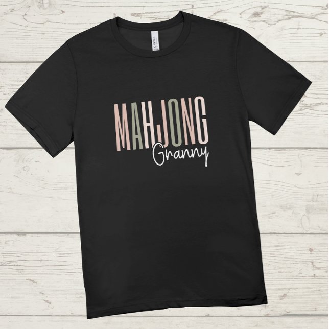 T-shirt Mamie Mahjong | Funny mahjong (Créateur téléchargé)
