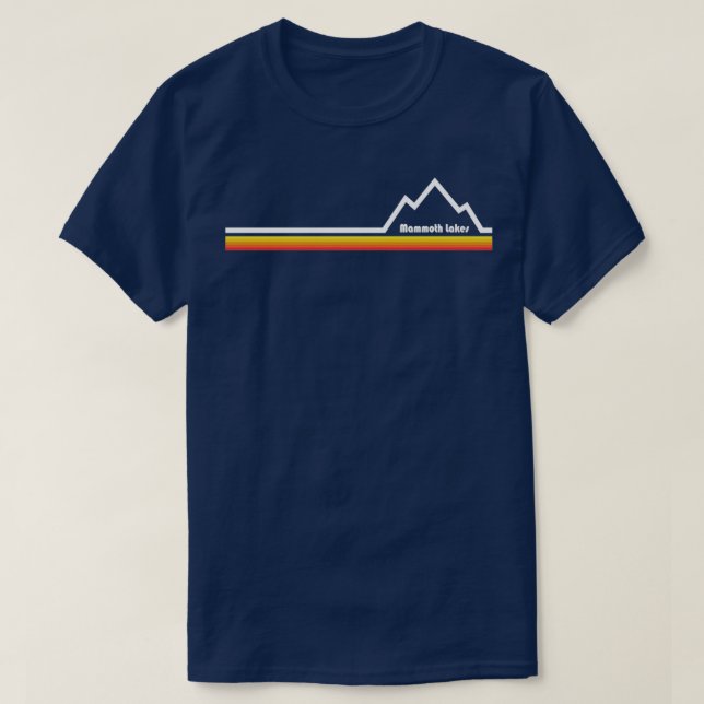 T-shirt Mammoth Lakes California (Design devant)