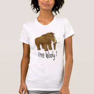 T-shirt Mammothe laine "libre"