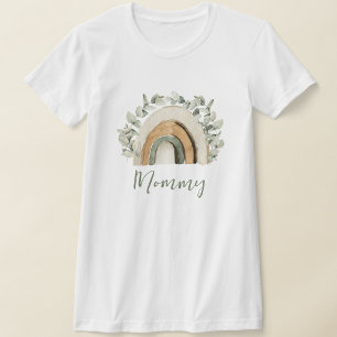 T-shirt Mammy Boho Arc-en-ciel