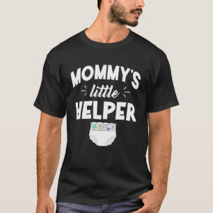 T-shirt Mammys Petit Helper Diaper Garçon Fille Bébé