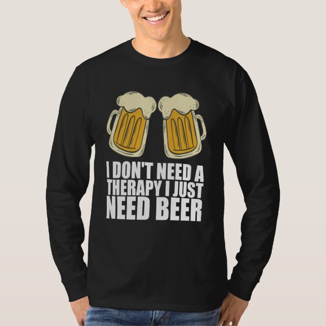 T-shirt Man cave Craft beer Drunken (Devant)