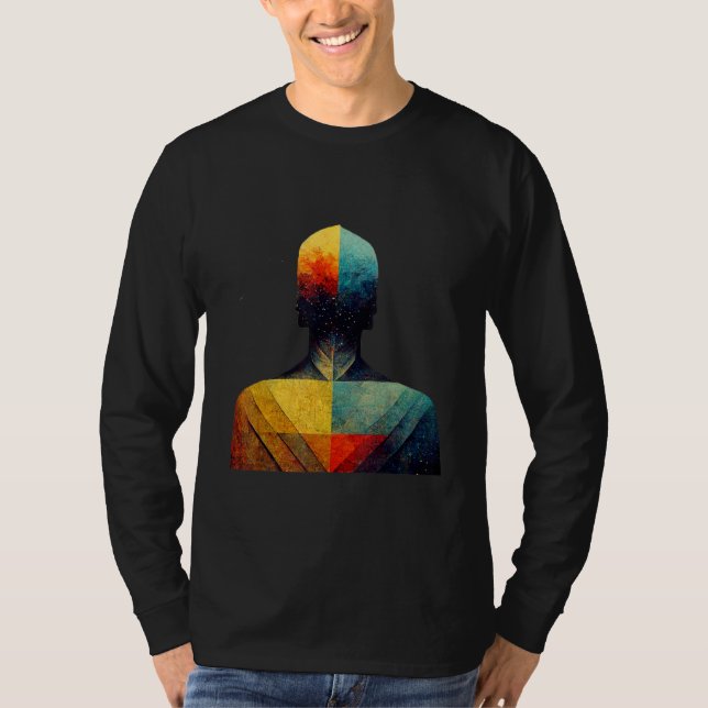 T-shirt Man Experience Self Realization (Devant)