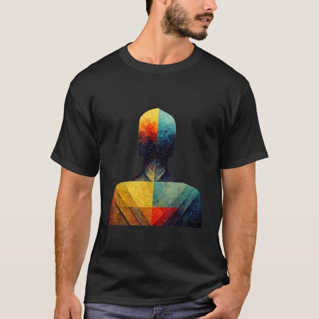 T-shirt Man Experience Self Realization (Devant)