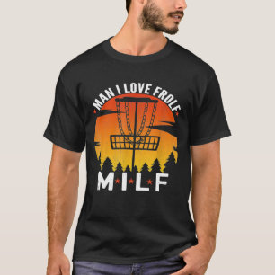 T-shirt Man I Love Frolf Disque Rétro Golf Ultimate Frisbe