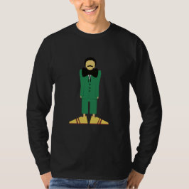 T-shirt  Man in Green Suit Art Retro Abstract