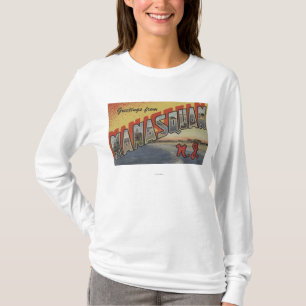 T-shirt Manasquan, New Jersey - grandes scènes 2 de lettr