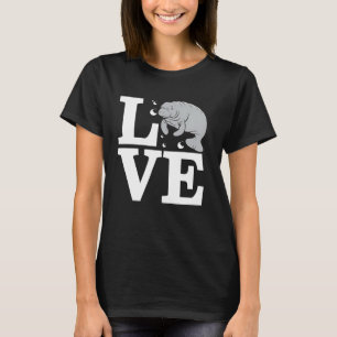 T-shirt Manatee Lover Floride Vache de mer Conception de l
