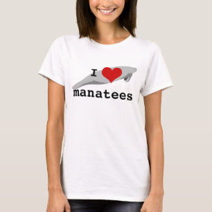 T - Shirt Manatis des Herzens I - Licht
