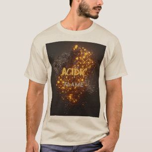 T-shirt Manche courte pour hommes de flamme d'acide liquid